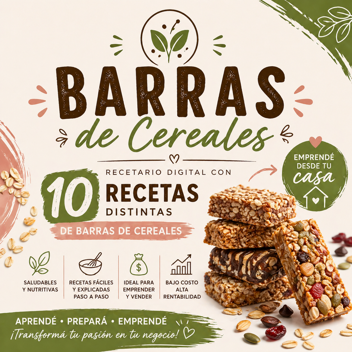 Emprende Barritas Saludables y Genera ingresos desde Casa